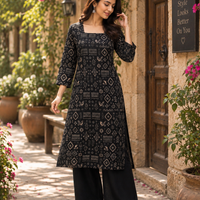 Zara Noir Kurta Set